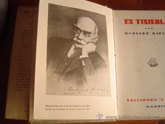 Libros de segunda mano: Libro En Tinieblas. Rudyard Kipling. - Foto 4
