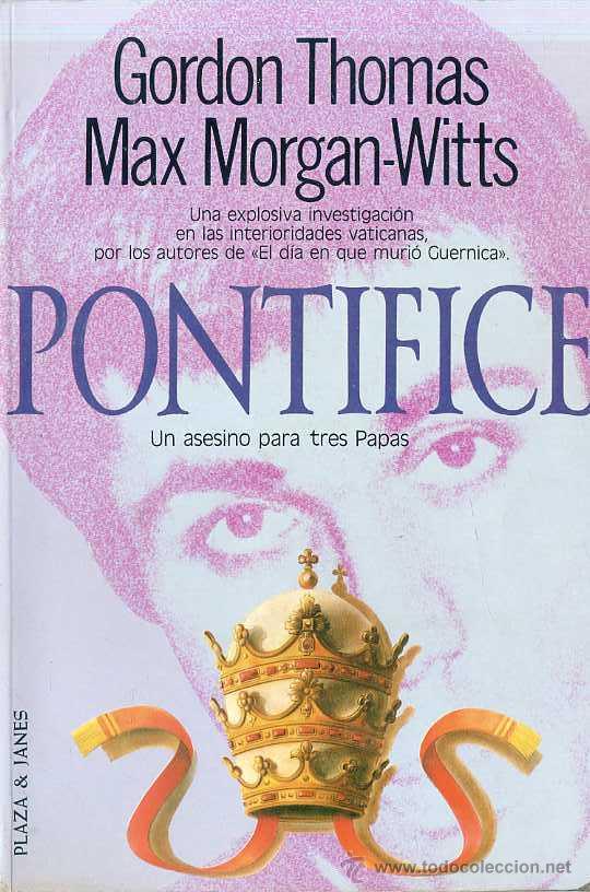 Libri di seconda mano: THOMAS / MORGAN-WITTS : PONT&Iacute;FICE, UN ASESINO PARA TRES PAPAS