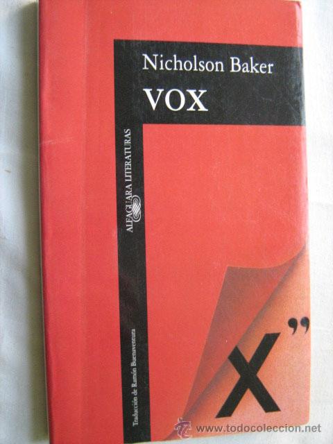 Libros de segunda mano: VOX. BAKER, Nicholson. 1992 - Foto 1