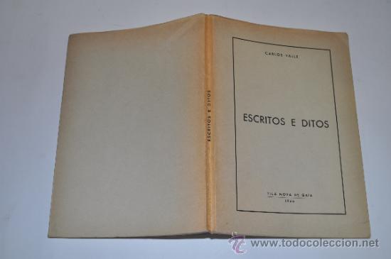 Libros de segunda mano: Escritos e Ditos CARLOS VALLE  RM16327 - Foto 1