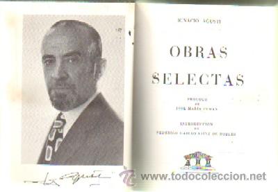 Libros de segunda mano: OBRAS SELECTAS. IGNACIO AGUSTI. A-PI-634,2 - Foto 1