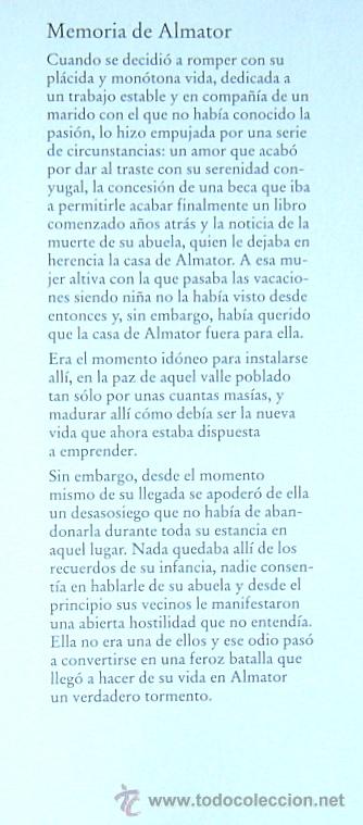 Libros de segunda mano: MEMORIA DE ALMATOR - ROSA REGAS - Foto 3