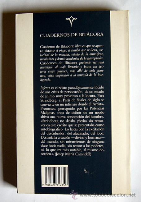 Libros de segunda mano: INFERNO - AUGUST STRINDBERG - Foto 2