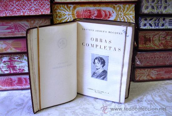 Libros de segunda mano: OBRAS COMPLETAS . Autor : Adolfo Becquer, Gustavo - Foto 3