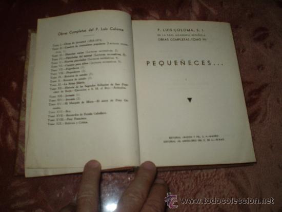 Libros de segunda mano: P. Luis Colomas. Peque&ntilde;eces... I - Foto 2