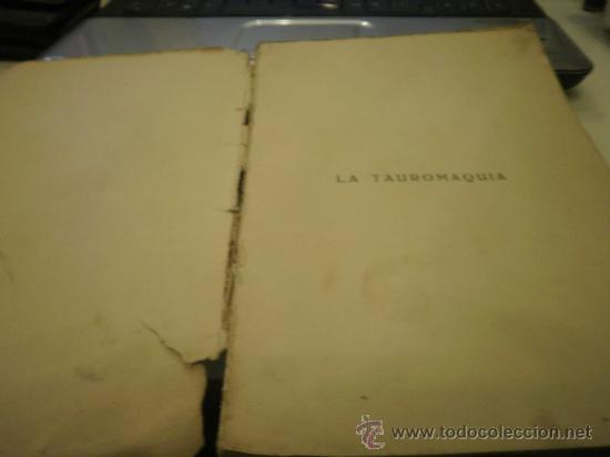 Libros de segunda mano: La Tauromaquia. - Foto 2