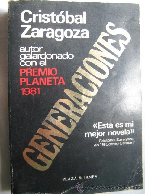 Libros de segunda mano: GENERACIONES. ZARAGOZA, Crist&oacute;bal. 1982 - Foto 1