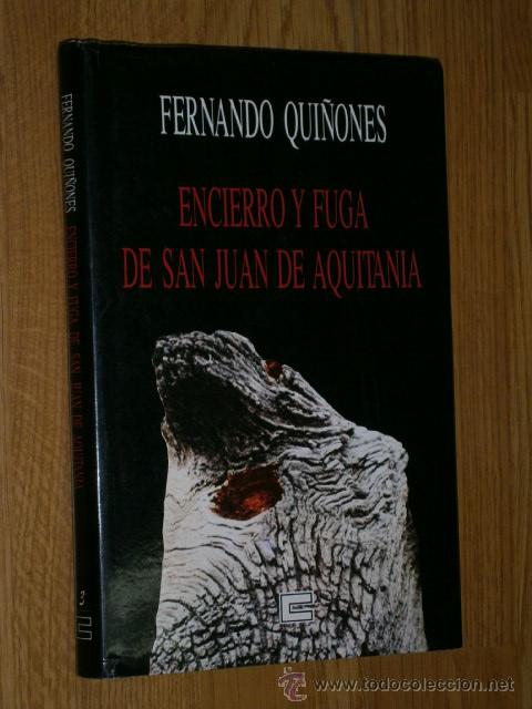 Libros de segunda mano: Encierro y fuga de San Juan de Aquitania por Fernando Qui&ntilde;ones de Bib. Cajastur, Oviedo 1990 1&ordf; Ed.
