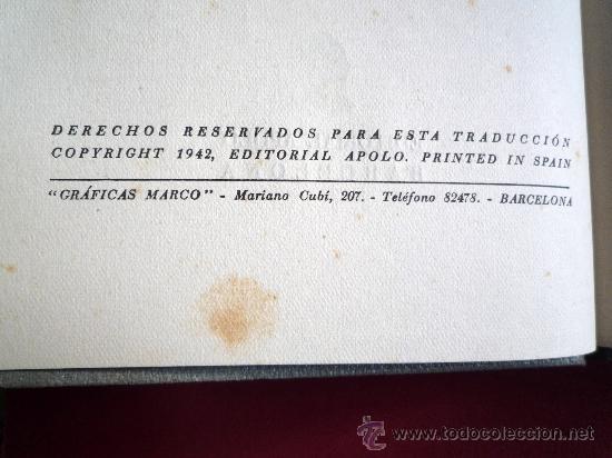 Libros de segunda mano: EDITORIAL APOLO. COLECCION FREYA. ADOLFO. BENJAMIN CONSTANT - Foto 3