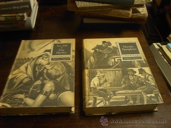 Libros de segunda mano: Novelas ejemplares, Biblioteca Hispania, 2 tomos - Foto 1