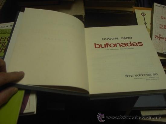 Libros de segunda mano: Giovanni Papini, Bufonadas, Dima, 1967 - Foto 1