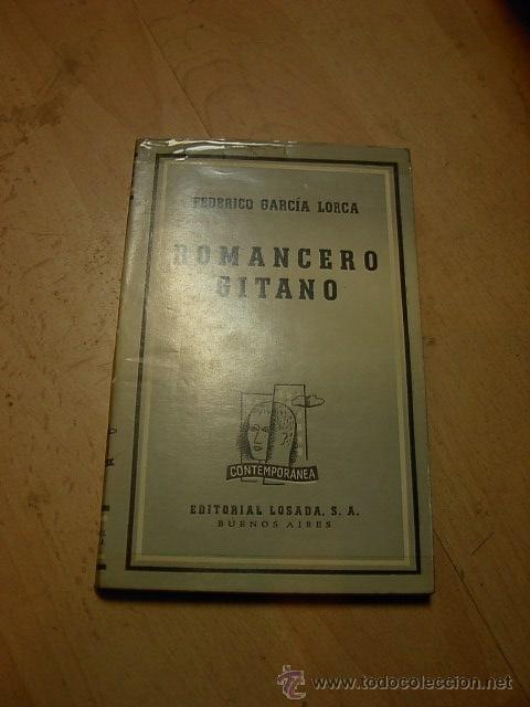 Libros de segunda mano: Federico Garcia Lorca, Romancero Gitano, Ed. Losada - Foto 1
