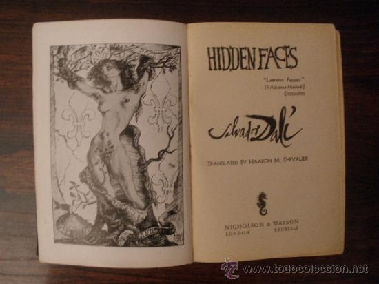 Libros de segunda mano: Hidden Faces --- Salvador Dal&iacute; - Foto 2