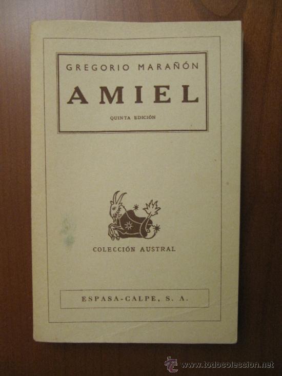 Libros de segunda mano: Amiel. Gregorio Mara&ntilde;&oacute;n. Austral 408 - Foto 1