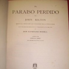 Libros de segunda mano: MILTON, JOHN - EL PARAÍSO PERDIDO : SEGÚN EL TEXTO DE LAS EDICIONES MÁS AUTORIZADAS