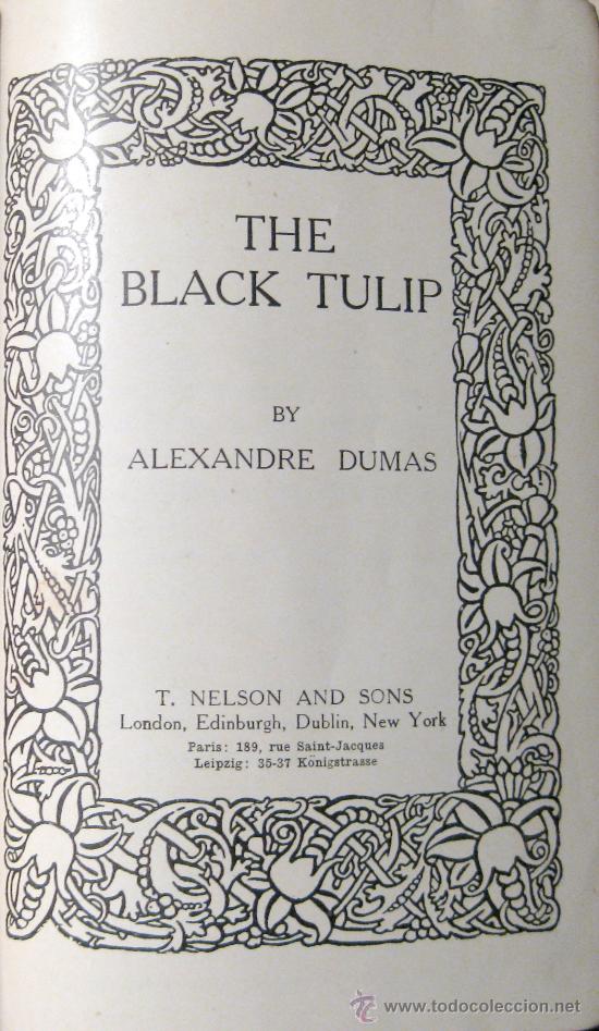 Libros de segunda mano: ALEXANDRE DUMAS. THE BLACK TULIP - Foto 1