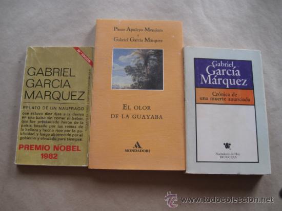 Libros de segunda mano: LOTE DE 3 LIBROS DEL PREMIO NOBEL 1982 : GABRIEL GARCIA MARQUEZ