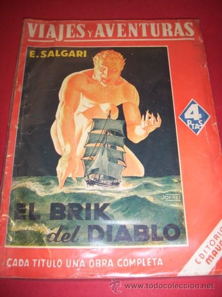 Libros de segunda mano: SALGARI, Emilio. El brik del diablo - Foto 1