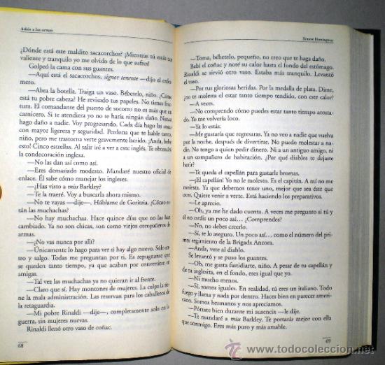 Libros de segunda mano: ERNEST HEMINGWAY: ADIOS A LAS ARMAS. - Foto 2