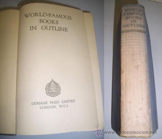 Libri di seconda mano: WORLD famous books in outline