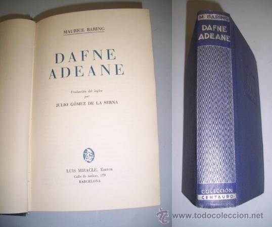 Libros de segunda mano: BARING, Maurice. Dafne Adeane - Foto 1