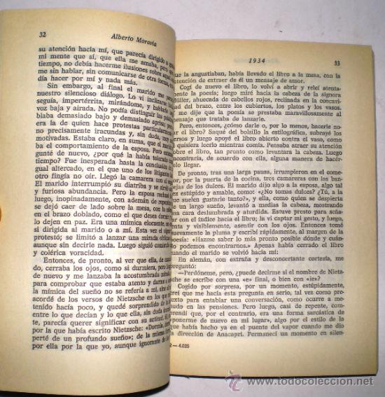 Libros de segunda mano: ALBERTO MORAVIA: 1934. - Foto 2