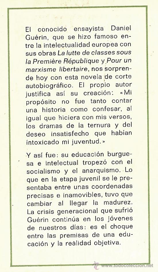 Libros de segunda mano: Daniel Gu&eacute;rin . El encantamiento del viernes santo - Foto 2