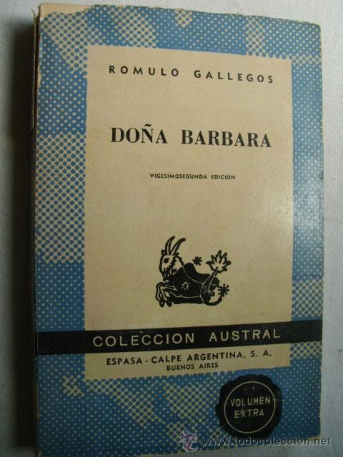 Libros de segunda mano: DO&Ntilde;A B&Aacute;RBARA.  GALLEGOS, R&oacute;mulo. 1967 - Foto 1