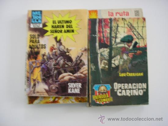 Libros de segunda mano: LOTE DE 7 NOVELAS DE GUERRA: LOU CARRIGAN, SILVER KANE, RALPH BARBY, ETC
