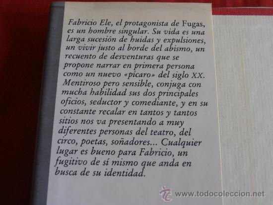 Libros de segunda mano: FUGAS, OSCAR COLLAZOS - Foto 2