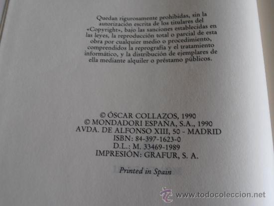 Libros de segunda mano: FUGAS, OSCAR COLLAZOS - Foto 3