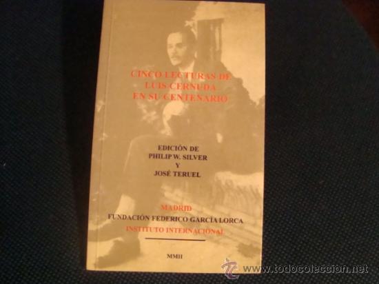 Libros de segunda mano: (591) CINCO LECTURAS DE LUIS CERNUDA EN SU CENTENARIO - Foto 1