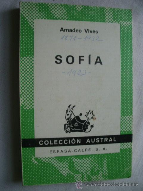 Libros de segunda mano: SOF&Iacute;A. VIVES, Amadeo. 1973 - Foto 1
