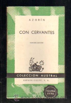 Libros de segunda mano: CON CERVANTES.     A-AUSV-618 - Foto 1