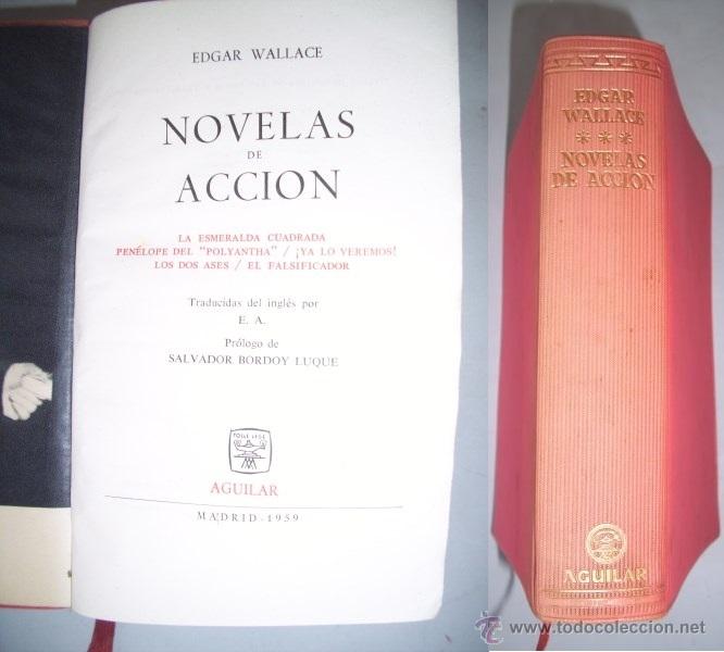 Libros de segunda mano: WALLACE, Edgar. Novelas de acci&oacute;n - Foto 1