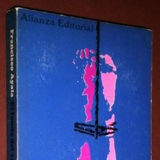 Libros de segunda mano: EL FONDO DEL VASO POR FRANCISCO AYALA DE ALIANZA EDITORIAL EN MADRID 1970. Lote 39476867