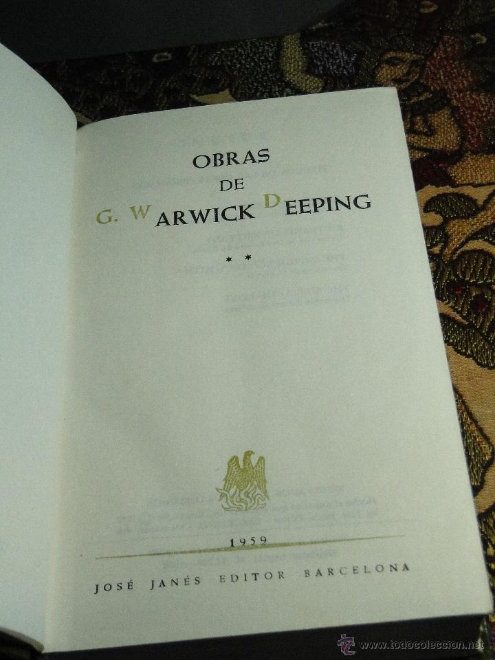 Libros de segunda mano: OBRAS DE G. WARWICK DEEPING .-(2VOL.COMPLETO) - Foto 4