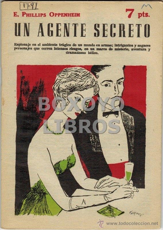 Libros de segunda mano: OPPENHEIM, E. Philips. Un agente secreto