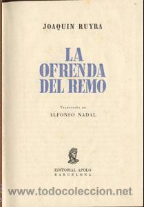 Libros de segunda mano: LA OFRENDA DEL REMO &ndash; A&Ntilde;O 1940 - Foto 2