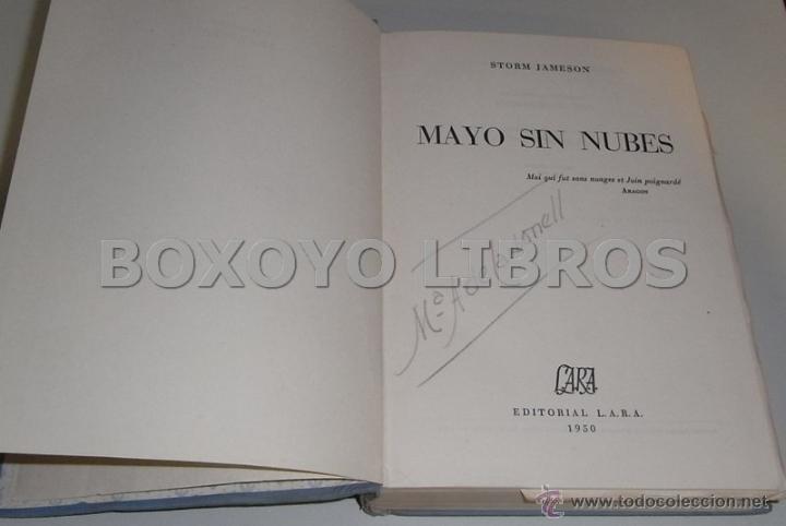 Libros de segunda mano: JAMESON, Storm. Mayo sin nubes - Foto 2