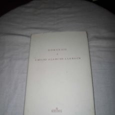 Libros de segunda mano: HOMENAJE A EMILIO ALARCOS LLORACH.EDITORIAL GREDOS MADRID 2001. Lote 41744395