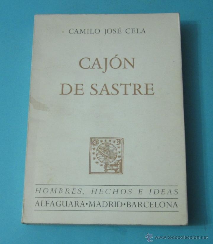Libros de segunda mano: CAJ&Oacute;N DE SASTRE. CAMILO JOS&Eacute; CELA. - Foto 1