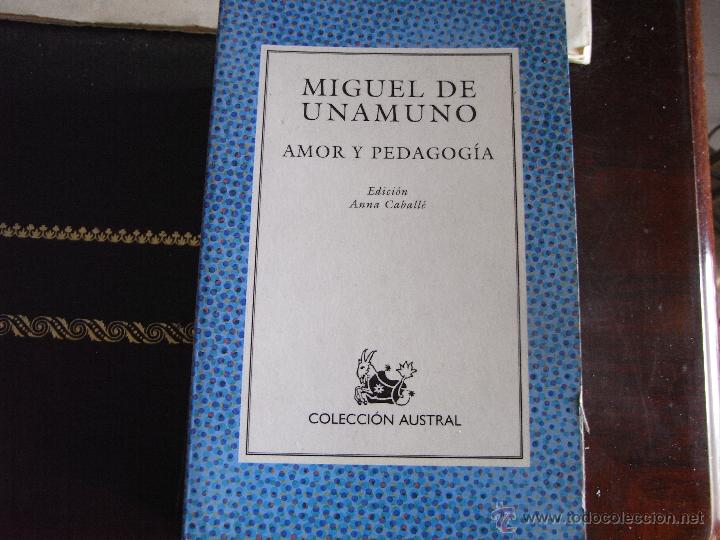 Libros de segunda mano: Amor y pedagog&iacute;a. M. de Unamuno. - Foto 1