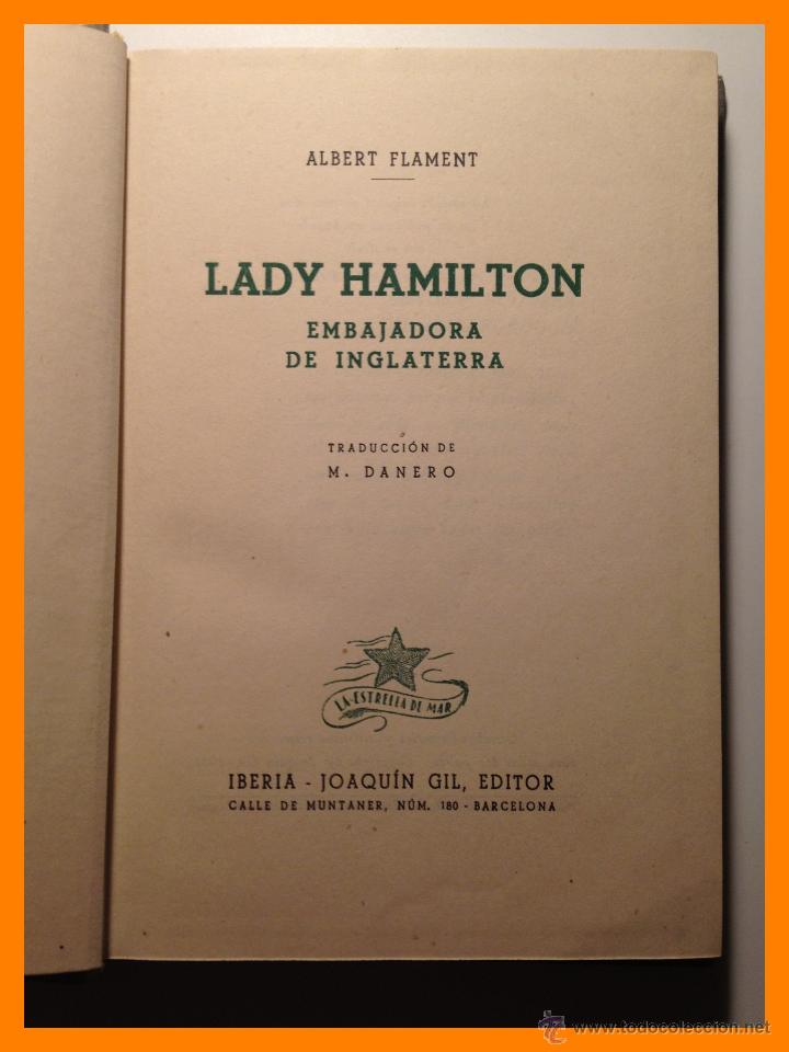 Libros de segunda mano: Lady Hamilton - Albert Flament - Foto 2