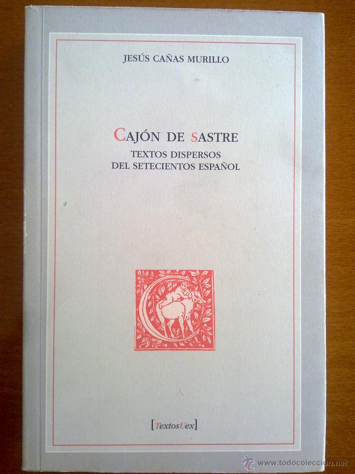 Libros de segunda mano: CAJ&Oacute;N DE SASTRE, JES&Uacute;S CA&Ntilde;AS MURILLO - Foto 1