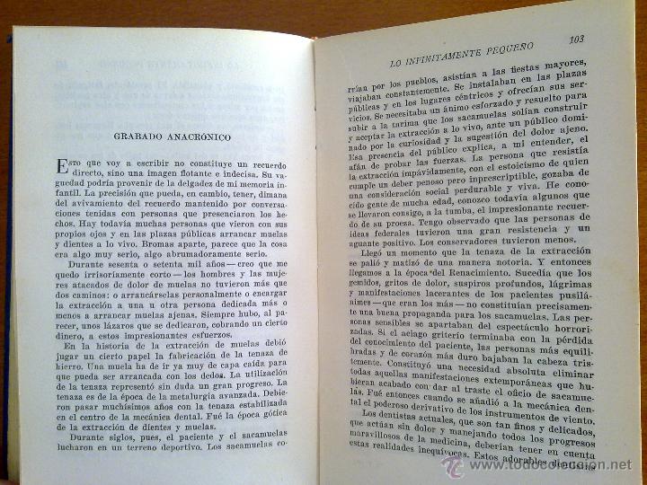Libros de segunda mano: LO INFINITAMENTE PEQUE&Ntilde;O, JOSEP PLA - Foto 2