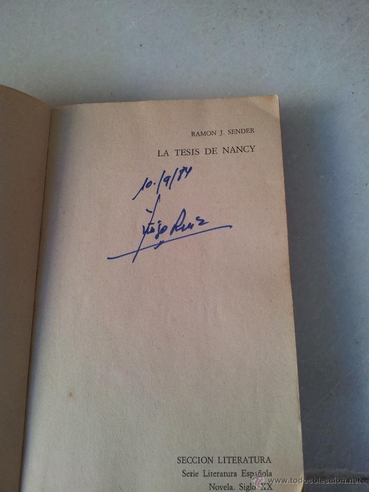 Libros de segunda mano: La tesis de Nancy - Ramon J. Sender - 1969 - Foto 4