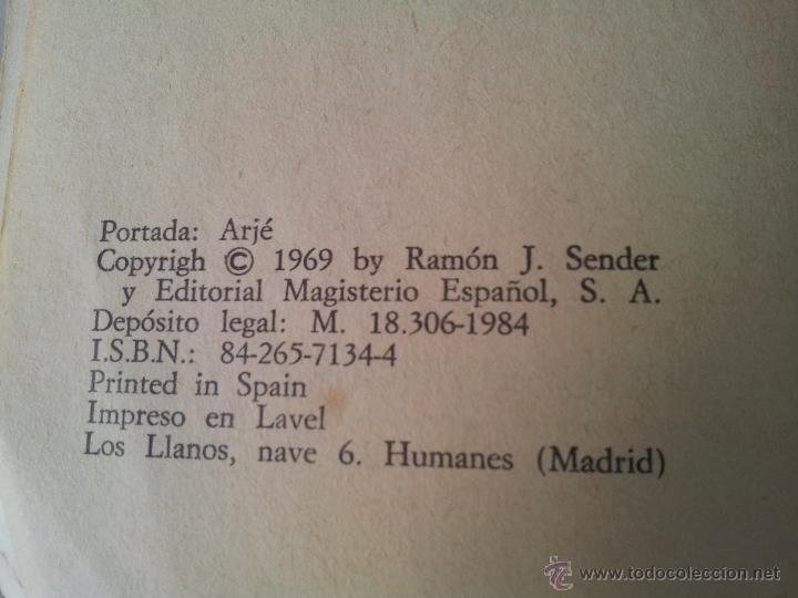 Libros de segunda mano: La tesis de Nancy - Ramon J. Sender - 1969 - Foto 6