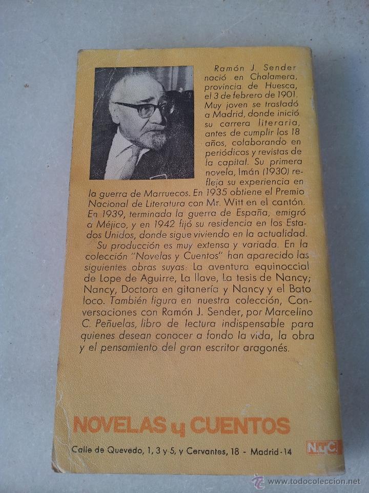 Libros de segunda mano: La tesis de Nancy - Ramon J. Sender - 1969 - Foto 9