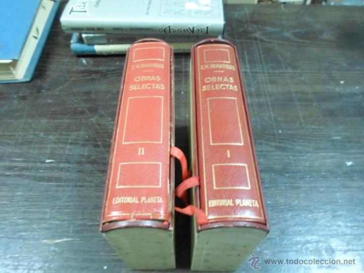 Libros de segunda mano: E.M. Remarque, Planeta, Obras Selectas, 2 tomos - Foto 1